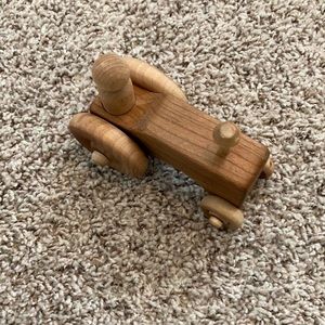 Camden Rose Wooden Tractor
